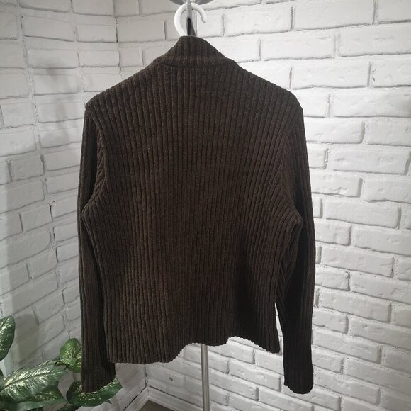 BC Clothing Original Ladies Dark Brown Size Medium Full Zip Jacket - Picture 2 of 13